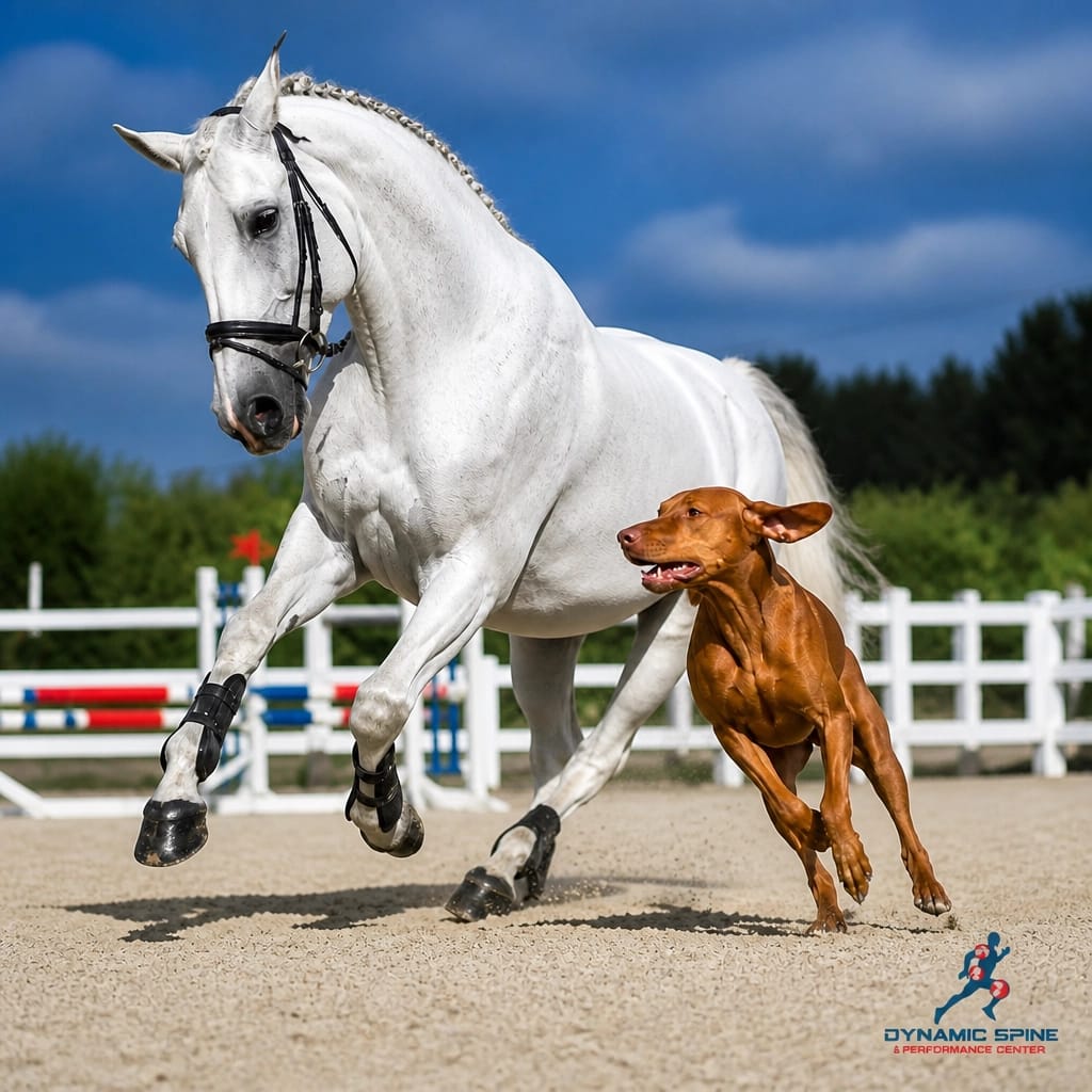 Animal chiropractic care supporting mobility and performance